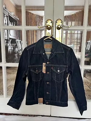 Buy Men’s Levi’s Slim Trucker Denim Jacket Size S  • 35£