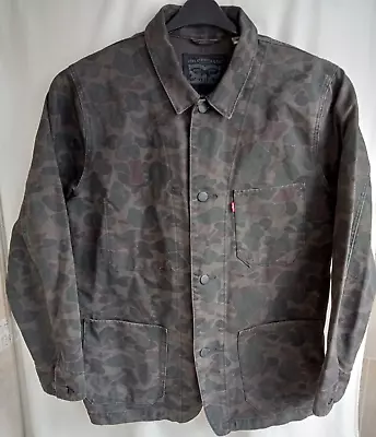 Buy Levi's Men's XL Engineers Chore Jacket/ Coat Utility Denim Camouflage Colour. • 78.99£