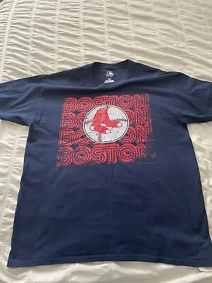 Buy Boston Red Sox Large Navy MLB T Shirt • 7.99£