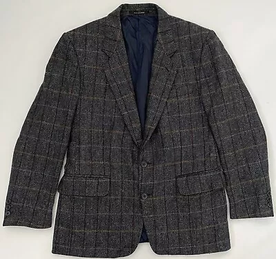 Buy Men’s Wool Check Pattern Knitted Elegant Blazer Jacket Size L. • 12£