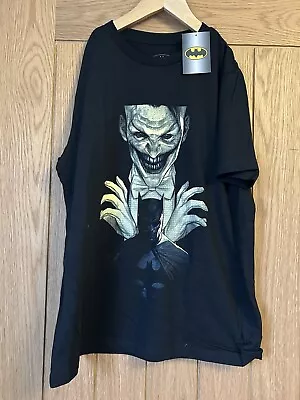 Buy DC Batman & The Joker Black Mens T-shirt Size S • 7.99£