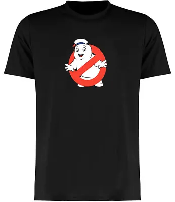Buy Ghostbusters T-Shirt Stay Puft Marshmallow Man Black T-shirt • 12.99£