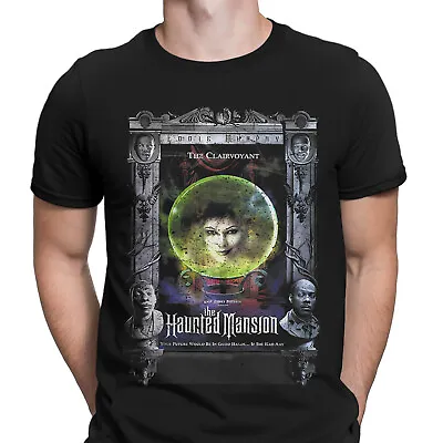 Buy Halloween T-Shirt Haunted Mansion Movie Poster Spooky Creepy Mens T Shirts #HD3 • 13.49£