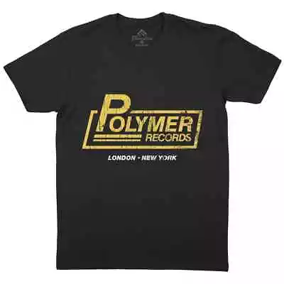 Buy Polymer Records Mens T-Shirt Music Vinyl Retro Rock & Roll Guitar Shop D302 • 9.99£