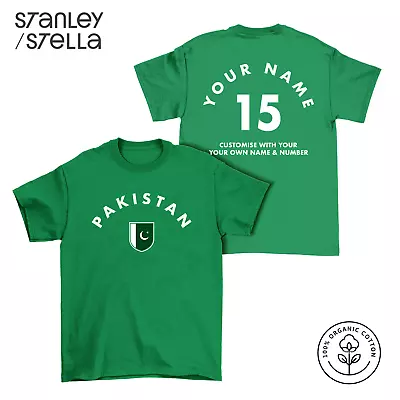 Buy PAKISTAN Personalised T-Shirt Name/Number Mens Kids Baby Womens Cricket Sport • 14.36£