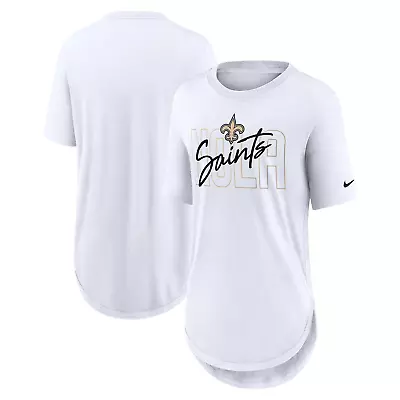 Buy New Orleans Saints T-Shirt (Size S) Women's Nike NFL Hometown Top - New • 19.99£