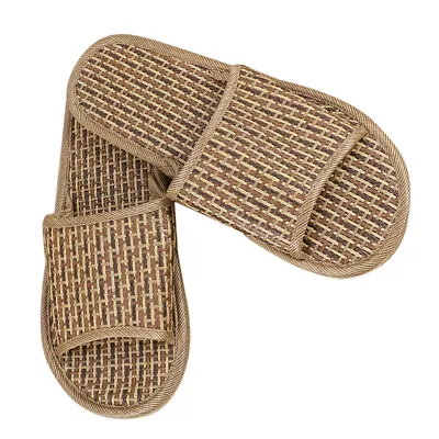 Buy Rattan Slippers Home Cool Slippers Anti Skid Slippers • 11.19£