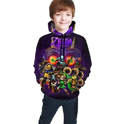 Buy Legend Of Zelda Game Kids Youth Pullover Hoodies Casual  Long Sleeve Sweatshirts • 21.98£