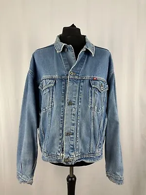 Buy Mens Mustang Jeans Denim Jacket Blue Cotton XL 44-46 In • 50£