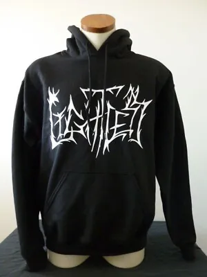 Buy Lightless Logo Tasmanian Black Metal Hoodie - Black, New, Size MEDIUM Gorgoroth • 24.81£