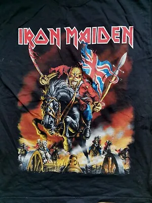 Buy Iron Maiden Mens Trooper Tour Tee Tshirt L England 2014 Concert Shirt • 49.99£