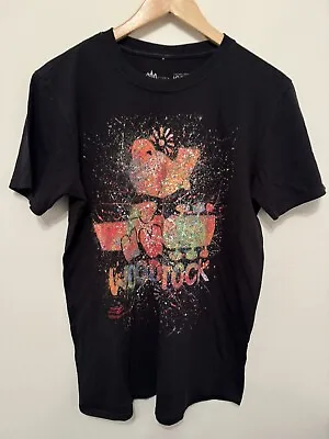 Buy Woodstock Stephen Fishwick Icons T Shirt Black Medium GDA Studios 2019 Rare • 14.99£