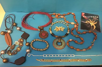 Buy Bundle Of Costume Jewellery, Necklaces Bracelets - Some Indian / Tribal? • 34.99£