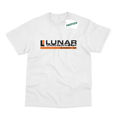 Buy Lunar Industries Inspired By Moon DTG Printed T-Shirt • 7.95£