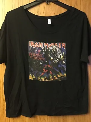 Buy Iron Maiden. “The Number Of The Beast”  Shirt.  Ladies Cut.  Black.  XL • 37.80£