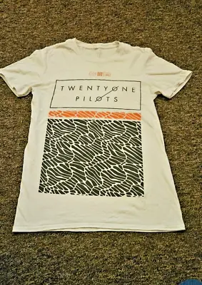 Buy Twenty One Pilots White Band T-shirt Music Merch 21 Pilots • 10£