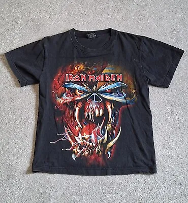 Buy Iron Maiden T-shirt Adult Size Small Black Double Side Graphic Rock Band Tee  • 12.48£