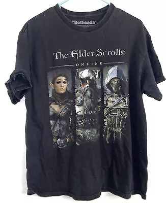 Buy The Elder Scrolls Online T-shirt Size Large Morrowind / Skyrim • 10.41£