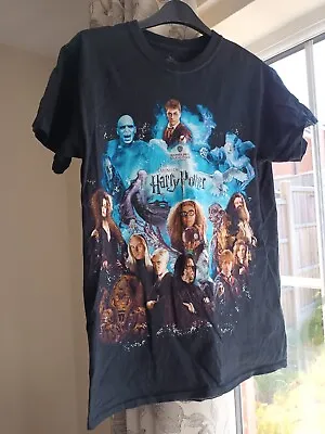 Buy Warner Bros Studio Tour Harry Potter Official Merch Black Shirt Size Adult S • 6£