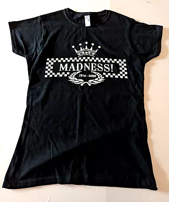 Buy Madness Anniversary 1978-2009 Black T-Shirt Ladies Medium 34  Chest • 15£
