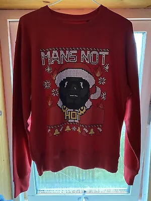 Buy Big Shaq Christmas Jumper Mans Man’s Not Hot L Large Red • 2.99£