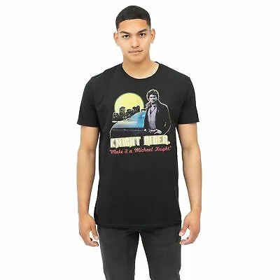 Buy Official Knight Rider Mens Knight Rider T-Shirt Black S - XXL • 13.99£