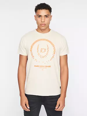 Buy Duck And Cover - Mens 'CENTRICA' T-Shirt - Ecru • 14.99£