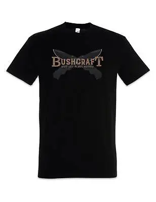 Buy Bushcraft Knives T-Shirt Bushcrafting Prepper Bonfire Campfire Camping Nature • 22.79£