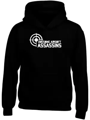 Buy Awesome Airsoft Assassins Hoodie Funny Gift Paintball Mens Military Tactical • 29.95£