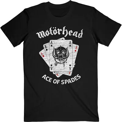 Buy ** Motörhead War Pig Deck Ace Of Spades Lemmy Motorhead T-Shirt Official ** • 16.50£