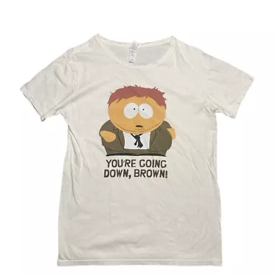 Buy You're Going Down, Brown Vote For Cartman 2010 South Park Gildan T-Shirt Small • 9.50£