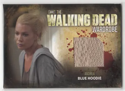 Buy 2012 The Walking Dead Season Two Wardrobes #M5 Andrea Blue Hoodie - NM-MT • 35.44£