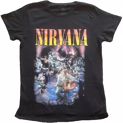 Buy Nirvana Ladies T-Shirt: Unplugged Photo • 21.12£