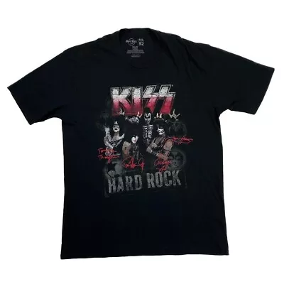 Buy HARD ROCK CAFE Signature Series “KISS” Madrid Glam Metal Band Graphic T-Shirt XL • 16£