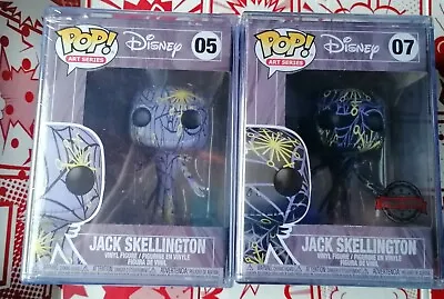 Buy Jack Skellington Nightmare Before Christmas Art / Artist Series Twin Pack POP • 68.99£