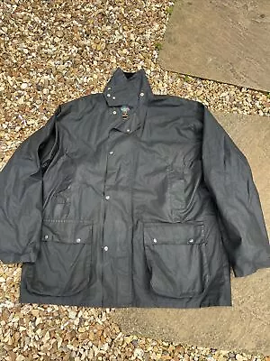 Buy Miller & Simons Waxed Navy Blue Coat Jacket Size Xxl • 29.99£