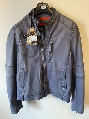 Buy Giorgio & Mario Mens Leather Jacket Medium • 100£