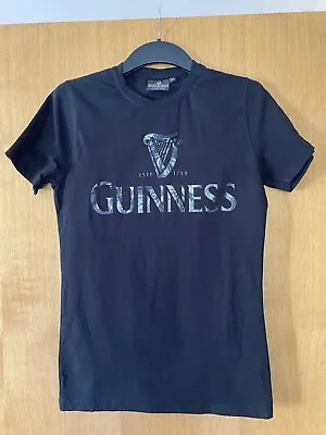 Buy BNWOT Official GUINESS Black Cotton T Shirt - Small • 9.99£