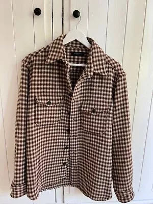 Buy All Saints Overshirt Shacket Shirt Jacket Check M - NEW Without Tags/never Worn • 20£