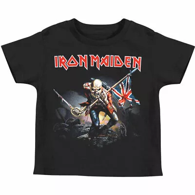 Buy Official Iron Maiden Trooper Toddler Child Black T Shirt Iron Maiden Tee • 18.95£