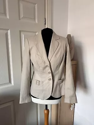 Buy Marks And Spencer 12 Jacket Womens Linen Long Sleeve Smart Blazer Summer • 15.99£