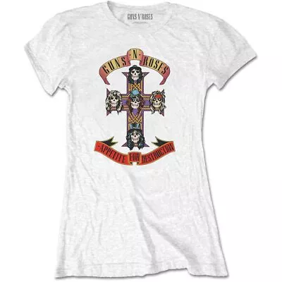 Buy Guns N' Roses - Ladies - Medium - Short Sleeves - J500z • 13.56£
