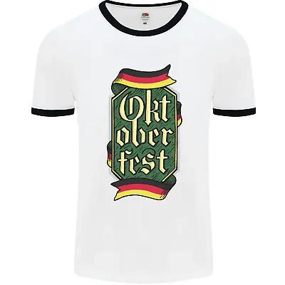 Buy Germany Octoberfest German Beer Alcohol Mens Ringer T-Shirt • 8.99£