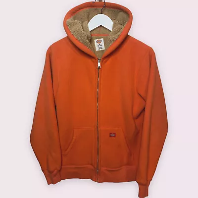 Buy Dickies Coral Girls Zip Up Jacket - Sherpa Lined - Size M (8-10) • 21.68£
