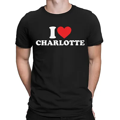 Buy Personalised I Love Heart Any Name Funny Valentines Novelty Mens T-Shirts #ILD • 9.99£