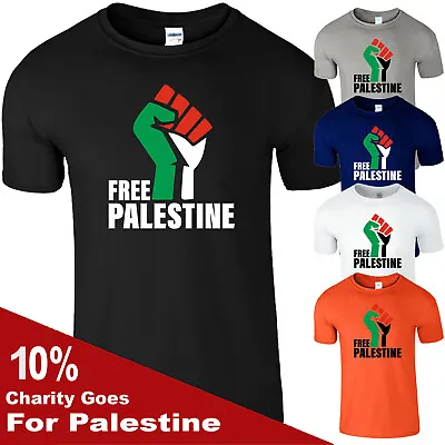 Buy Free Palestine T Shirt Gaza Freedom Peace Protest End Israeli Occupation Israeli • 11.99£