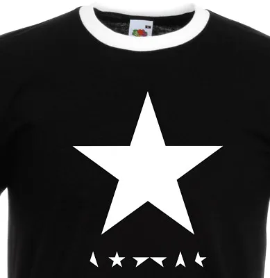 Buy Juko David Bowie Blackstar We Can Be Heroes 1363 Ringer T Shirt. • 12.50£