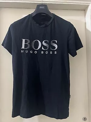 Buy Mens Hugo Boss Navy Blue Genuine T Shirt Large. P2P 21.5Inches • 5.95£