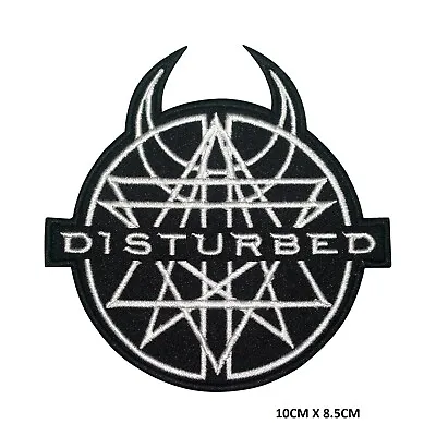 Buy Amulet Disturbed Punk Iron/Sew On Patch Embroidered Applique For Clothes • 2.49£