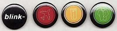 Buy BLINK 182 - Take Off Your Pants And Jacket - Four Button Badge Pin Set - NEW! • 2£